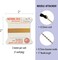 Griffin Silk Bead Cord Perlseide – Size 1 (0.35mm) – 2 Meters per Card – Stainless Steel Needle Attached – for Knotting Pearls, Gemstones, Crystals and Beads